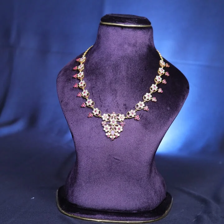  Light Weight Gold plated  Grape Necklace